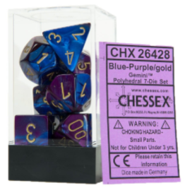 Chessex CHX26428  7-setCubeGemini#2 BUPUgd