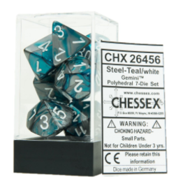 Chessex CHX26456  7-setcubegemini#6 STTLwh