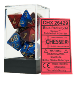 Chessex chx26429  7-SetCube Gemini#2 BURDgd
