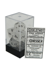 Chessex CHX27401 7-setCubeFR CLbk