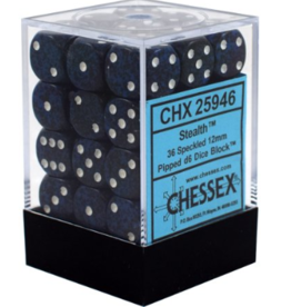 Chessex CHX25946 D6 Block 12mm Stealth