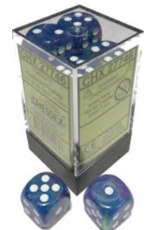 Chessex CHX27746 16mm D6 Block Festive Waterlily w/white