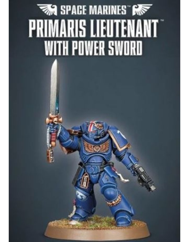 Games Workshop WH40k Space Marines Primaris Lieutenant w/ Power Sword