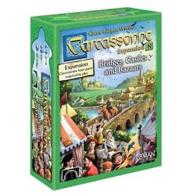 ZMan Games Carcassonne Expansion 8 Bridges, Castles, & Bazaars