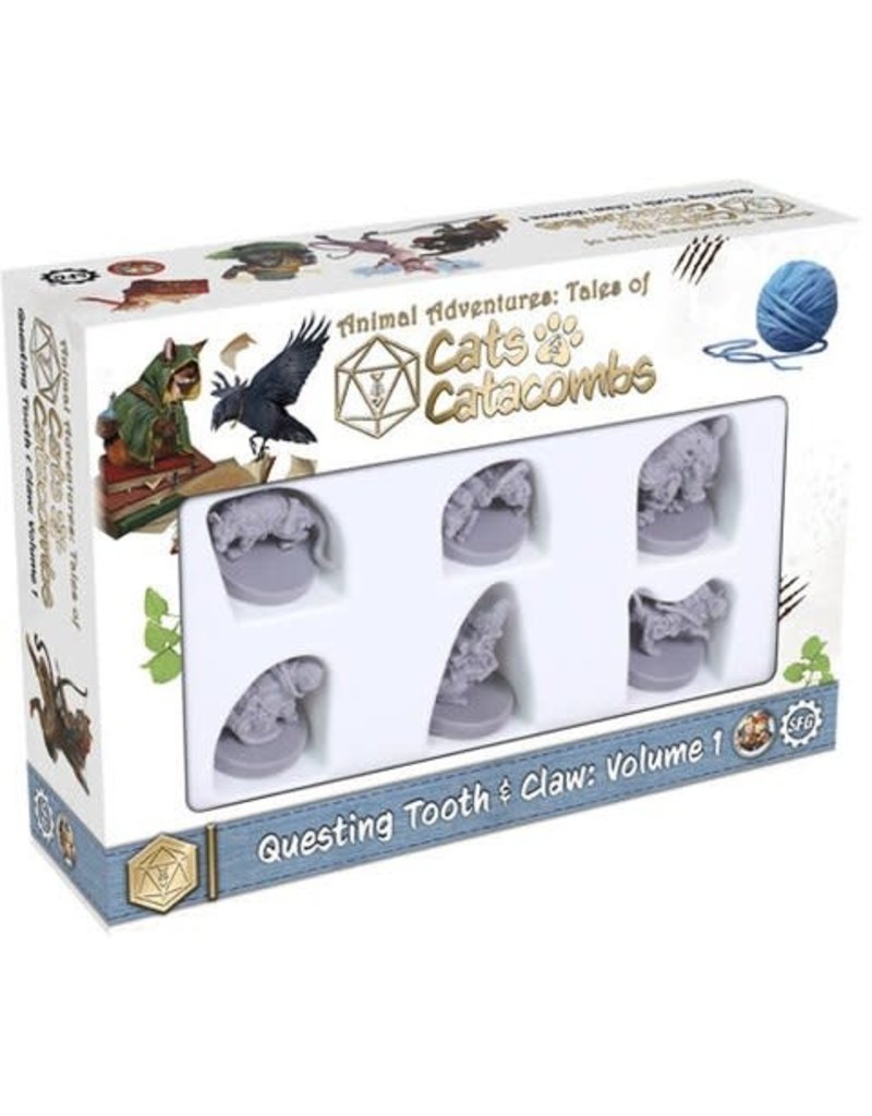 Steamforged Games Cats & Catacombs Questing Tooth & Claw Volume 1