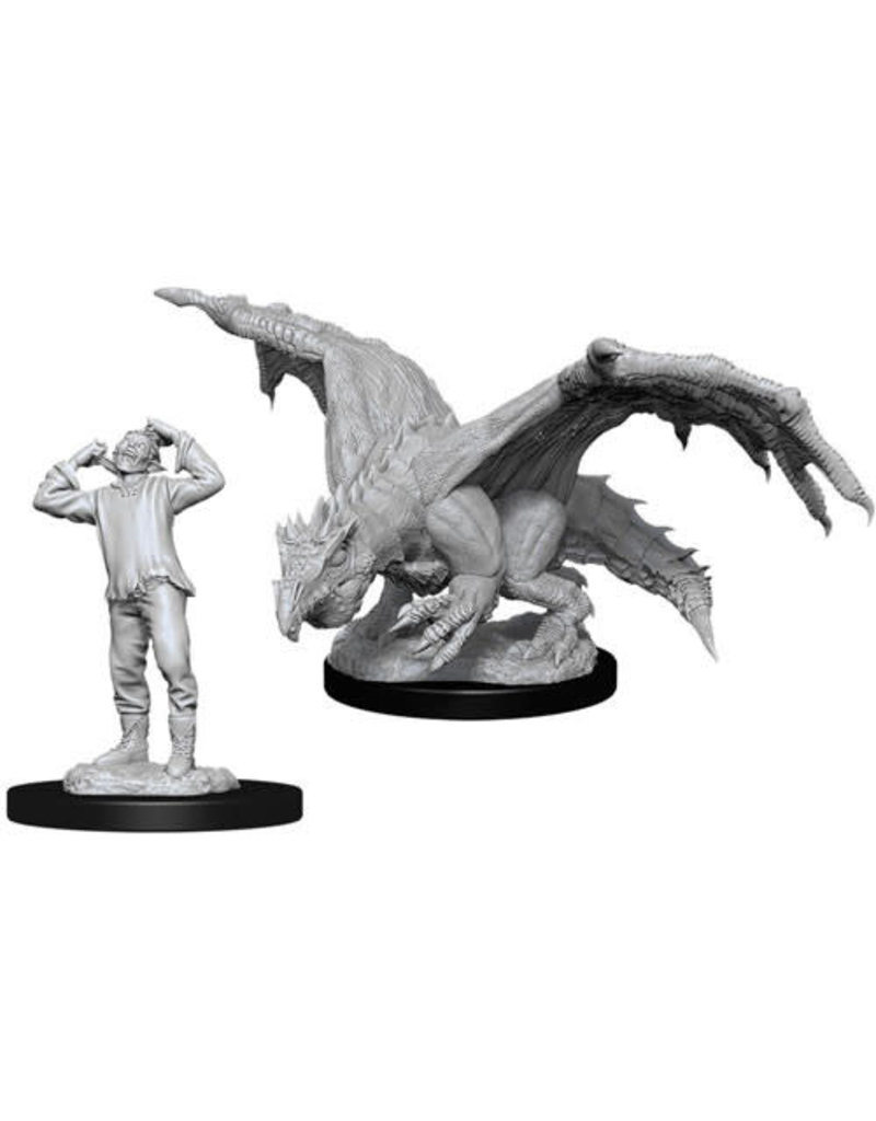 Wizkids D&D Nolzur's - Green Dragon Wyrmling & Afflicted Elf 90029