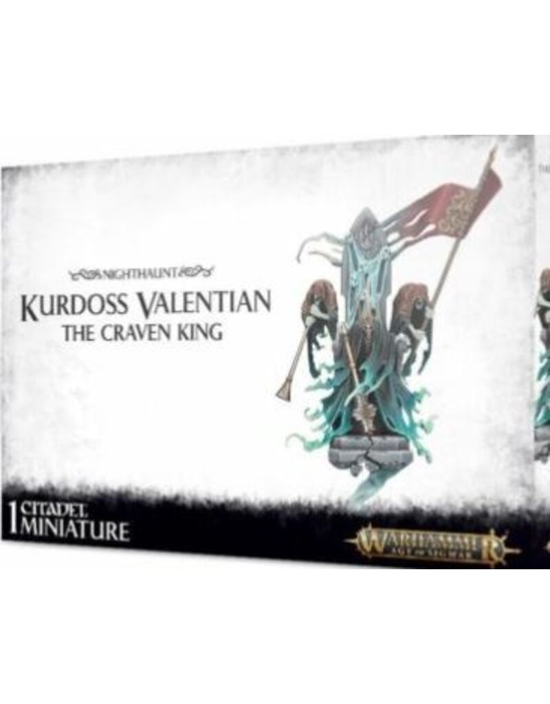 Games Workshop Age of Sigmar Nighthaunt Kurdoss Valentian The Craven King