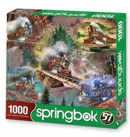 springbok Springbok 1000 piece Thrilling Trains