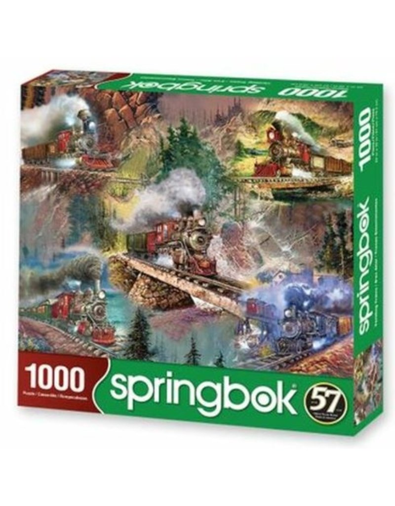 springbok Springbok 1000 piece Thrilling Trains