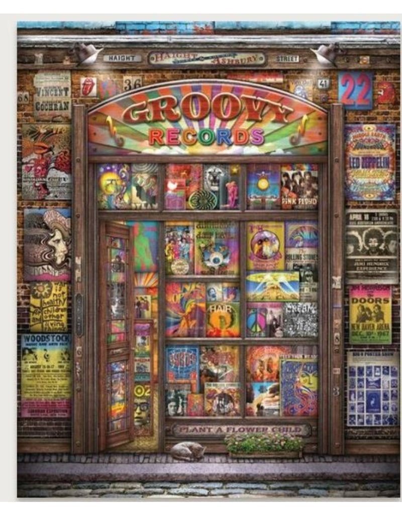 springbok Springbok 1000 piece Groovy Records