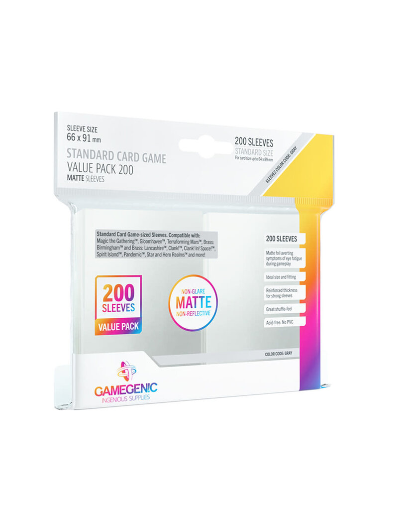 gamegen!cs DP Gamegen!cs Standard Card Game MATTE 66x91mm 200ct
