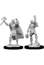 Wizkids D&D Nolzur's - Female Human Barbarian 90056