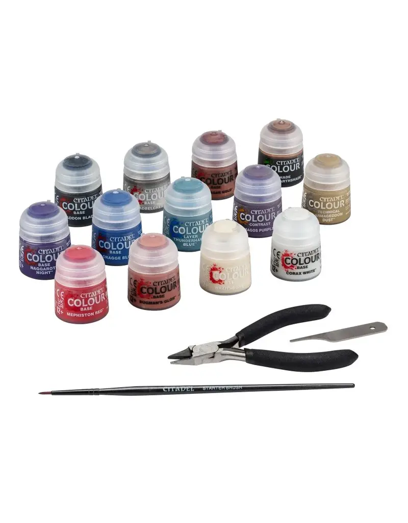 Games Workshop WH40k Paints + Tools Set