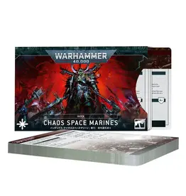 Games Workshop WH40k Index Chaos Space Marines Datacards