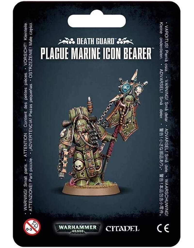 Games Workshop WH40k Plague Marine Icon Bearer