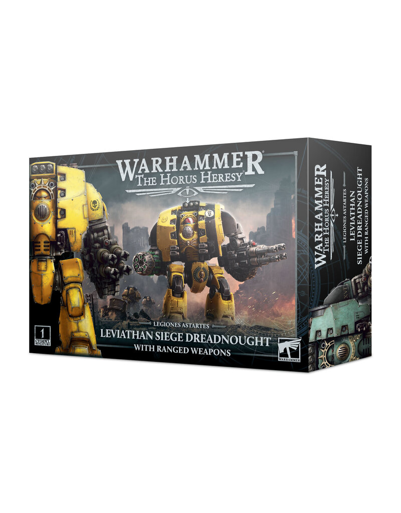 Games Workshop Horus Heresy Legiones Astartes Leviathan Siege Dreadnought W/ Ranged Weapons