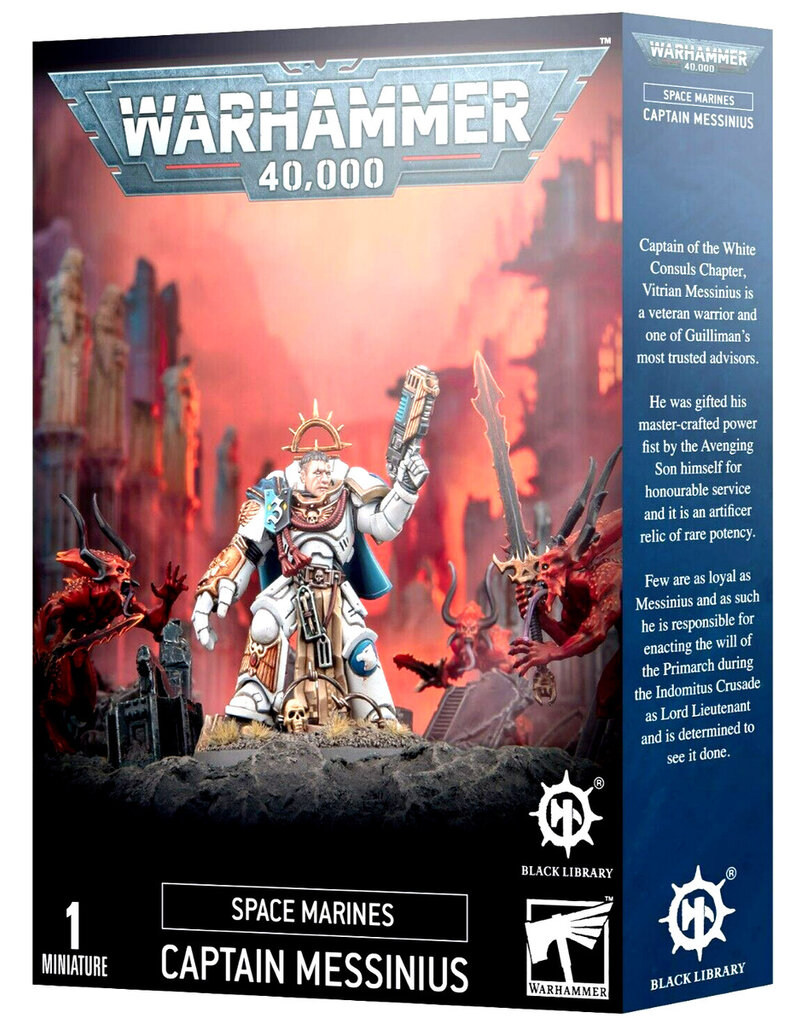 Games Workshop WH40k Space Marines Captain Messinius
