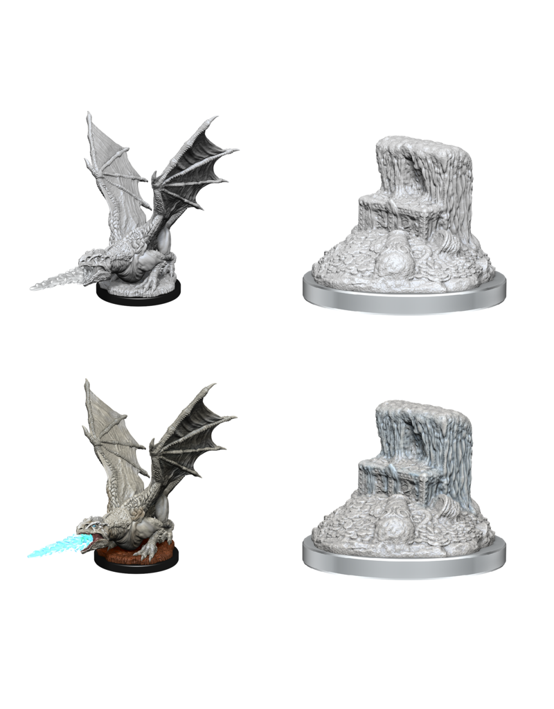 Wizkids D&D Nolzur's - White Dragon Wyrmling 90589