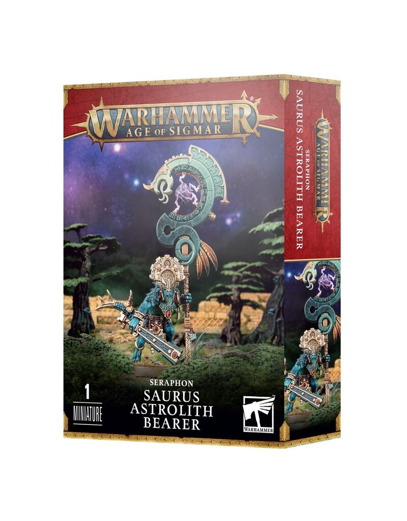 Games Workshop WHAOS Seraphon: Saurus Astrolith Bearer