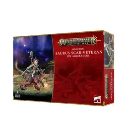 Games Workshop WHAOS Seraphon: Saurus Scar-Veteran on Aggradon