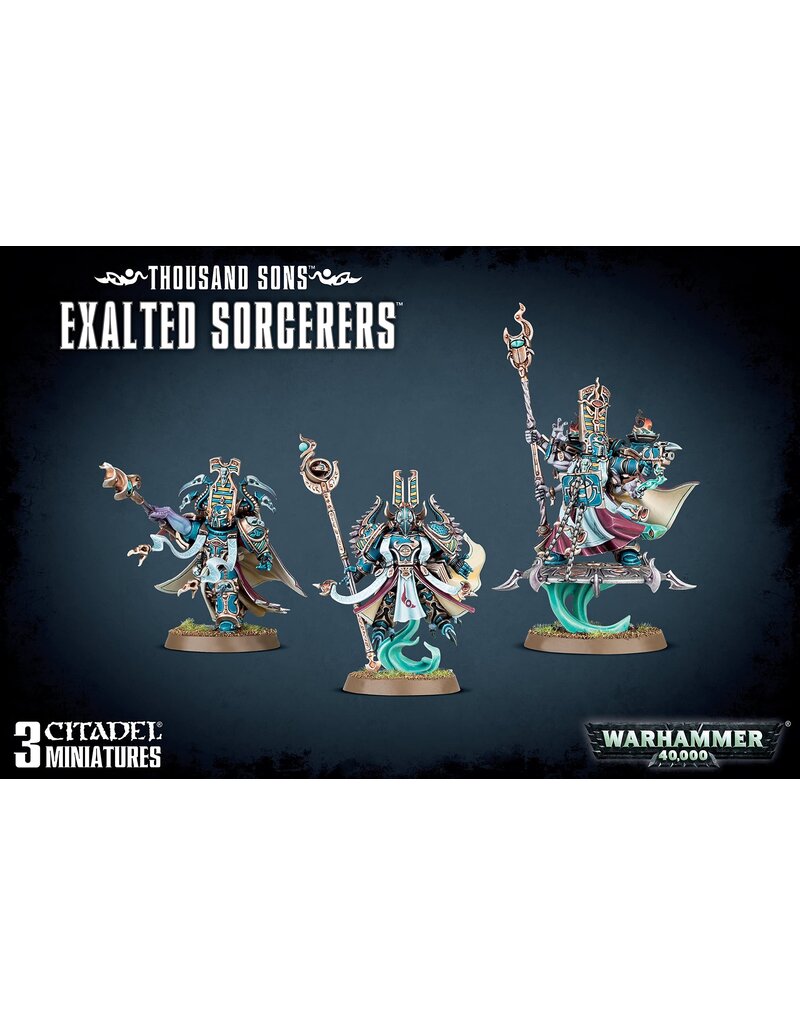 Games Workshop WH40k Thousand Sons Exalted Sorcerers