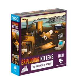 exploding kittins Puzzle Exploding Kittens The Slothness of Memory 1000 pieces