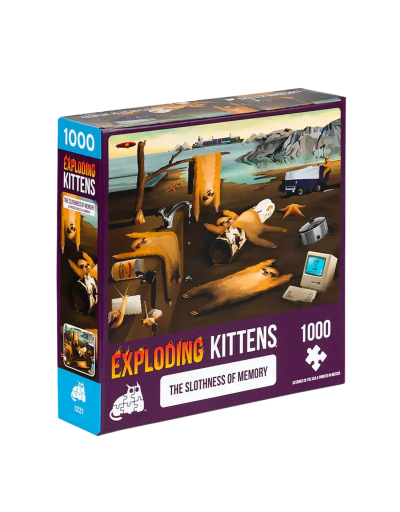 exploding kittins Puzzle Exploding Kittens The Slothness of Memory 1000 pieces