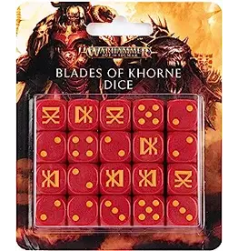 Games Workshop WH AOS Blades of Khorne Dice