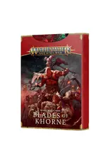 Games Workshop WH AOS Warscroll Cards: Blades of Khorne