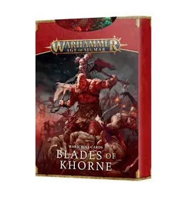 Games Workshop WH AOS Warscroll Cards: Blades of Khorne