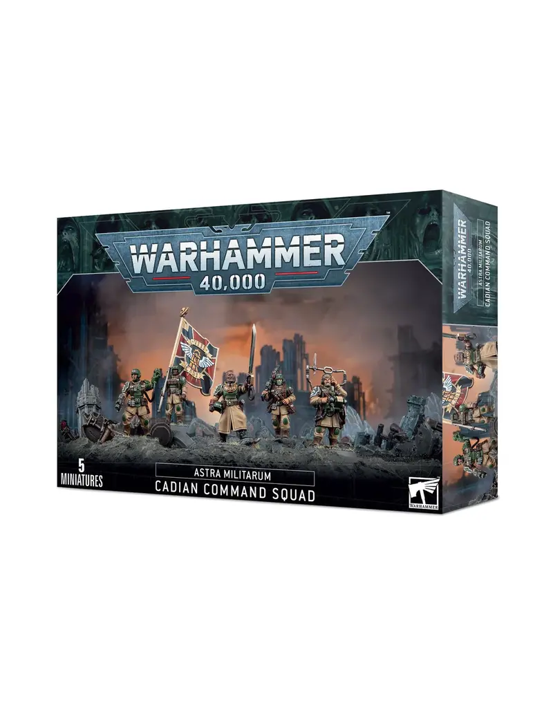 Citadel WH40k Astra Militarum Cadian Command Squad
