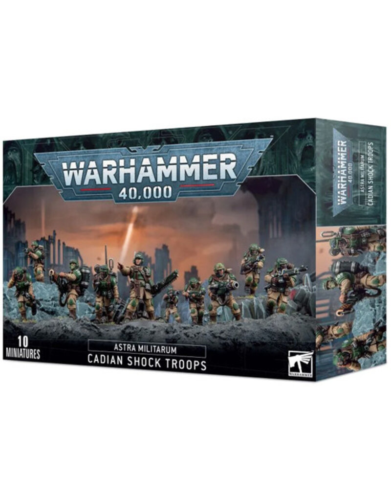 WH40k Astra Militarum Cadian Shock Troops
