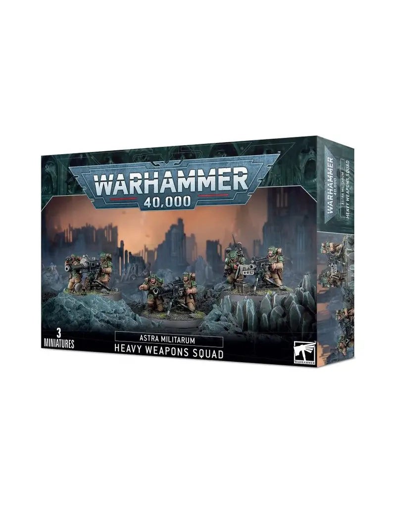 WH40k Astra Militarum Heavy Weapons Squad