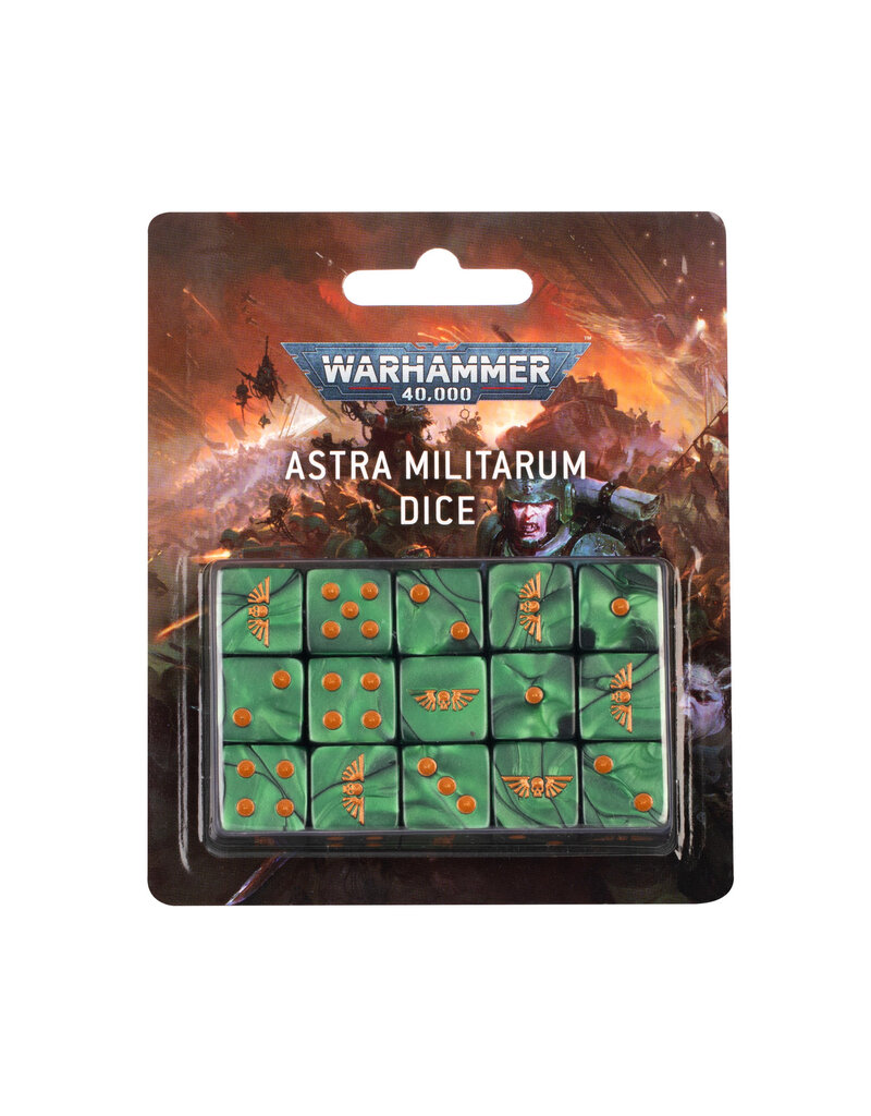 WH40k Astra Militarum Dice