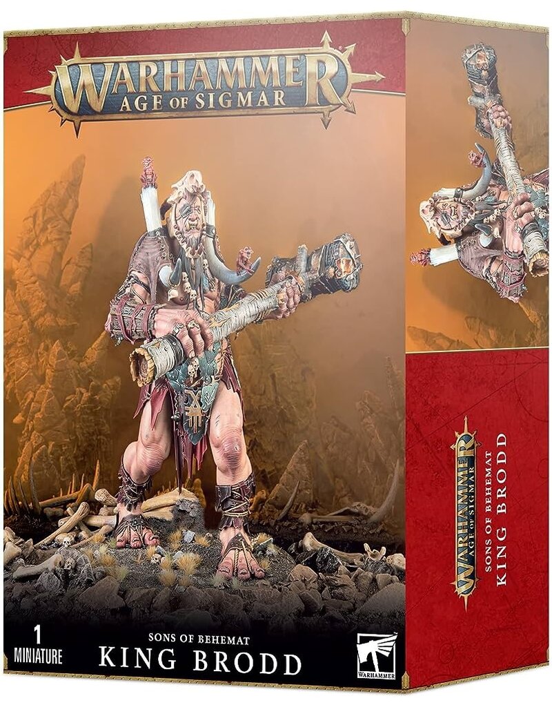 Games Workshop Age of Sigmar Sons of Behemat King Brodd