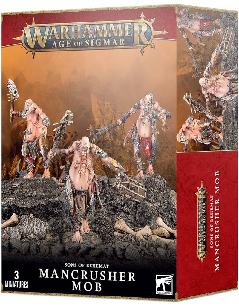 Games Workshop WHAOS Sons of Behemat Mancrusher Mob