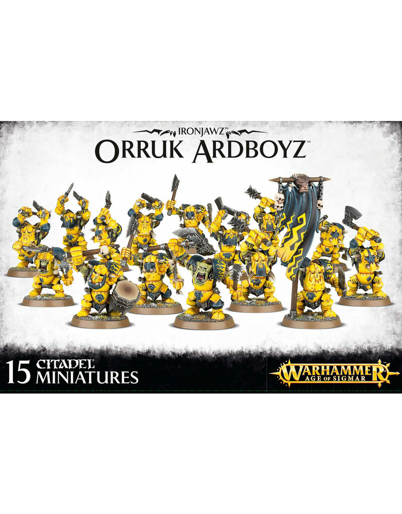 Games Workshop WH AOS Orruk Warclans: Orruk Ardboyz