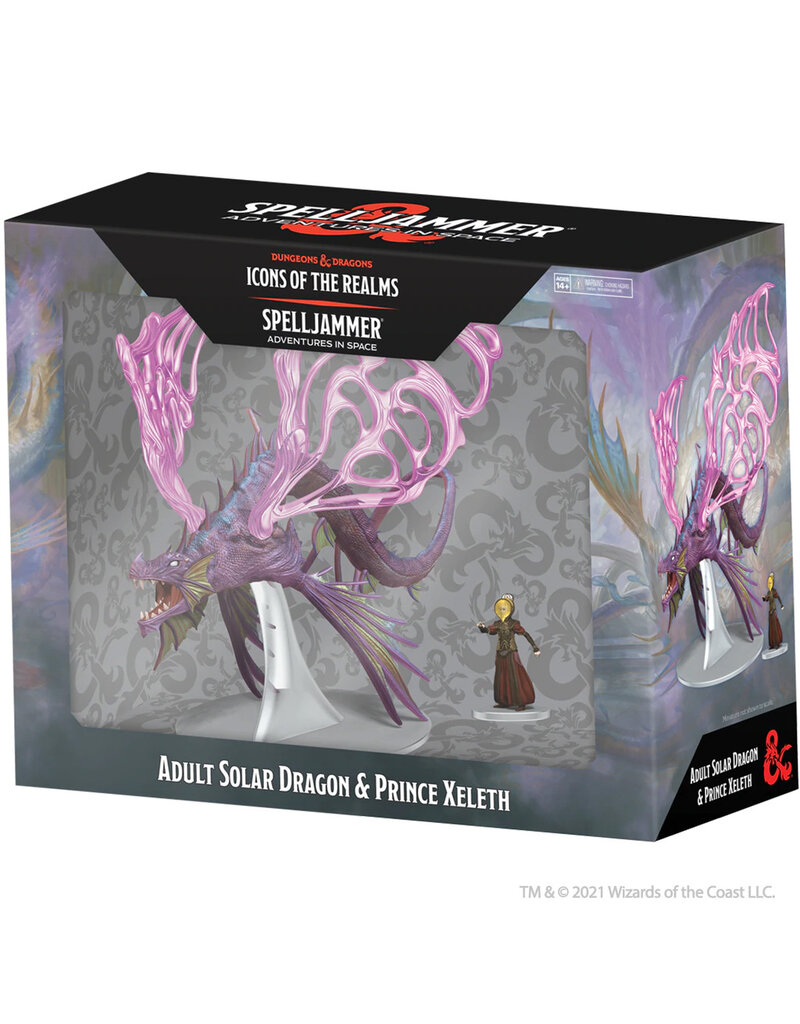 Wizkids D&D Icons Spelljammer Adult Solar Dragon & Prince Xeleth