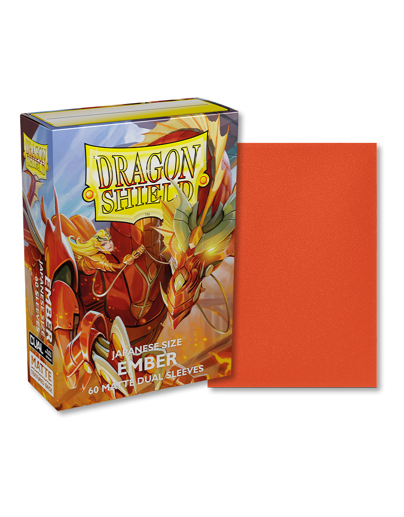 Dragonshield Dragon Shield 60ct Mini Dual Matte Ember
