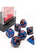 Chessex Gemini Mini 7 Die Set Black Starlight Red