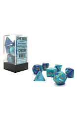 Chessex 7 Die Set - Gemini Blue-Teal/Gold