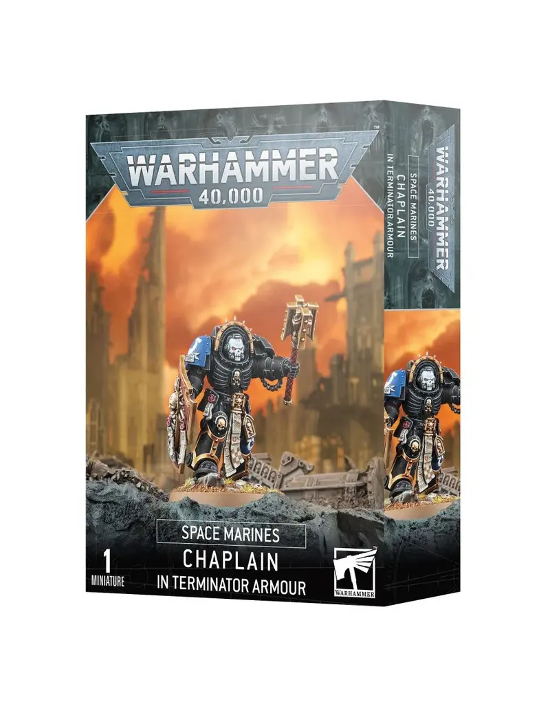 Games Workshop WH40k Space Marines Chaplain in Terminator Armour