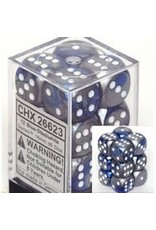Chessex D6 Block - 16mm - Gemini Blue/Steel