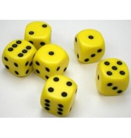 Chessex Chessex: Opaque 16Mm D6 Yellow/Black