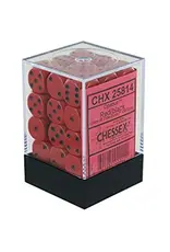 Chessex D6 Block - 12mm - Opaque Red/Black