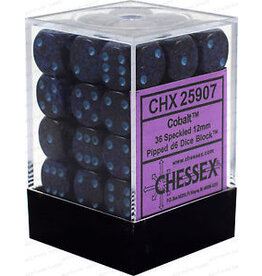 Chessex D6 Block - 12mm - Speckled Cobalt