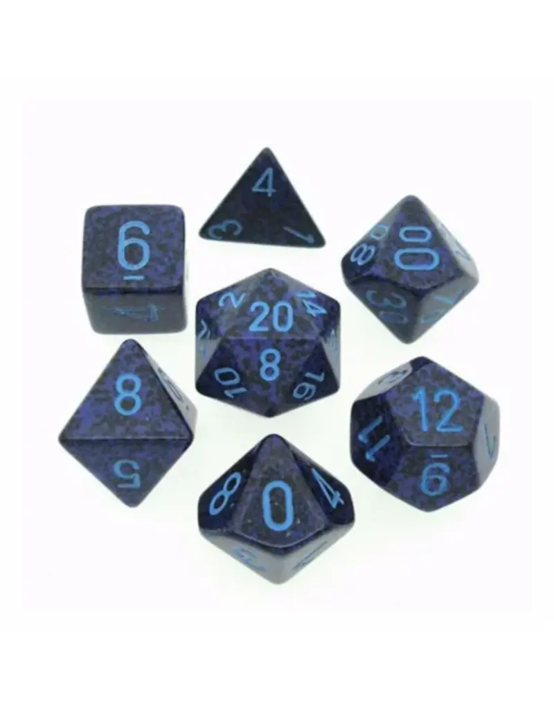 Chessex Chessex: Speckled Cobalt-Blue 7-Die Set