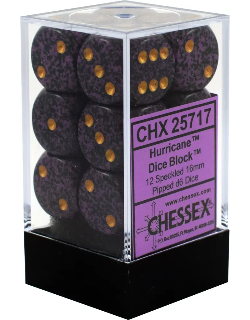 Chessex D6 Block - 16mm - Speckled Hurricane