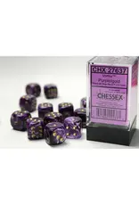 Chessex D6 Block - 16mm - Vortex Purple/Gold