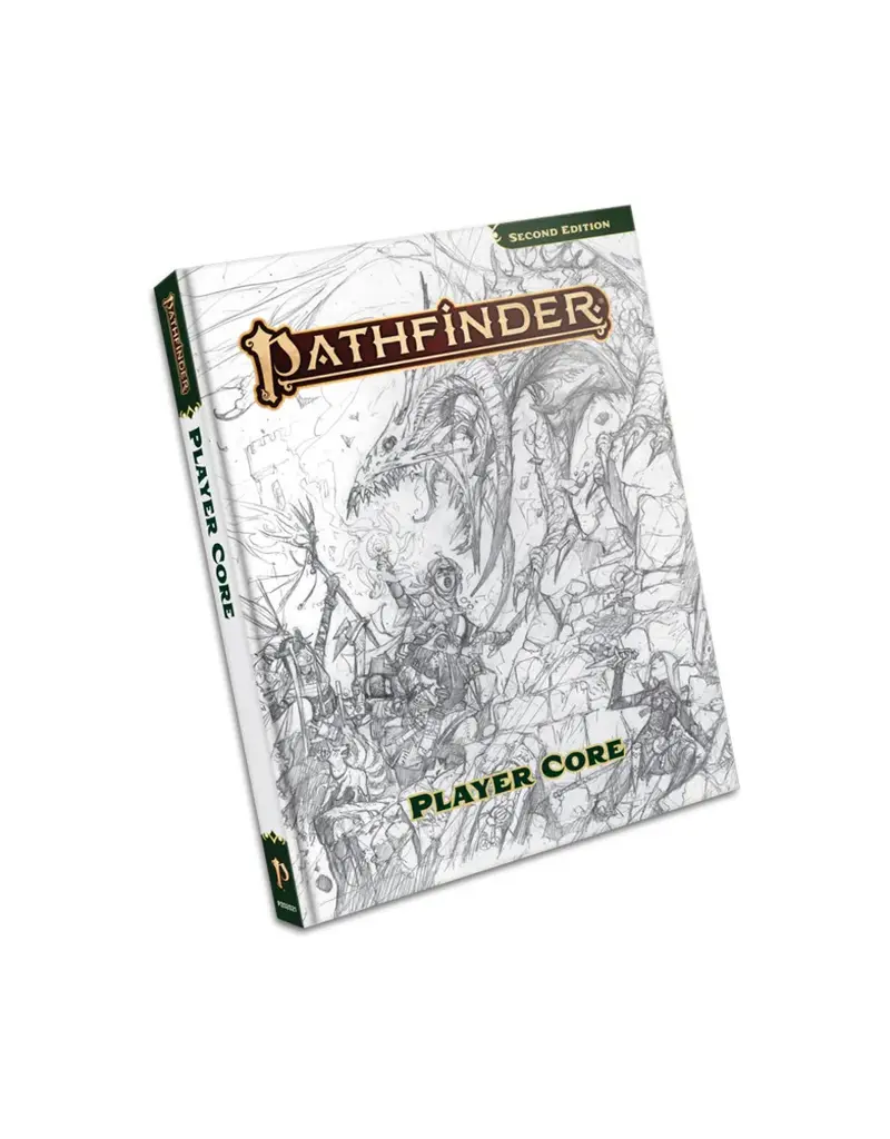Paizo Pathfinder Second Edition Player Core Sketch Cover